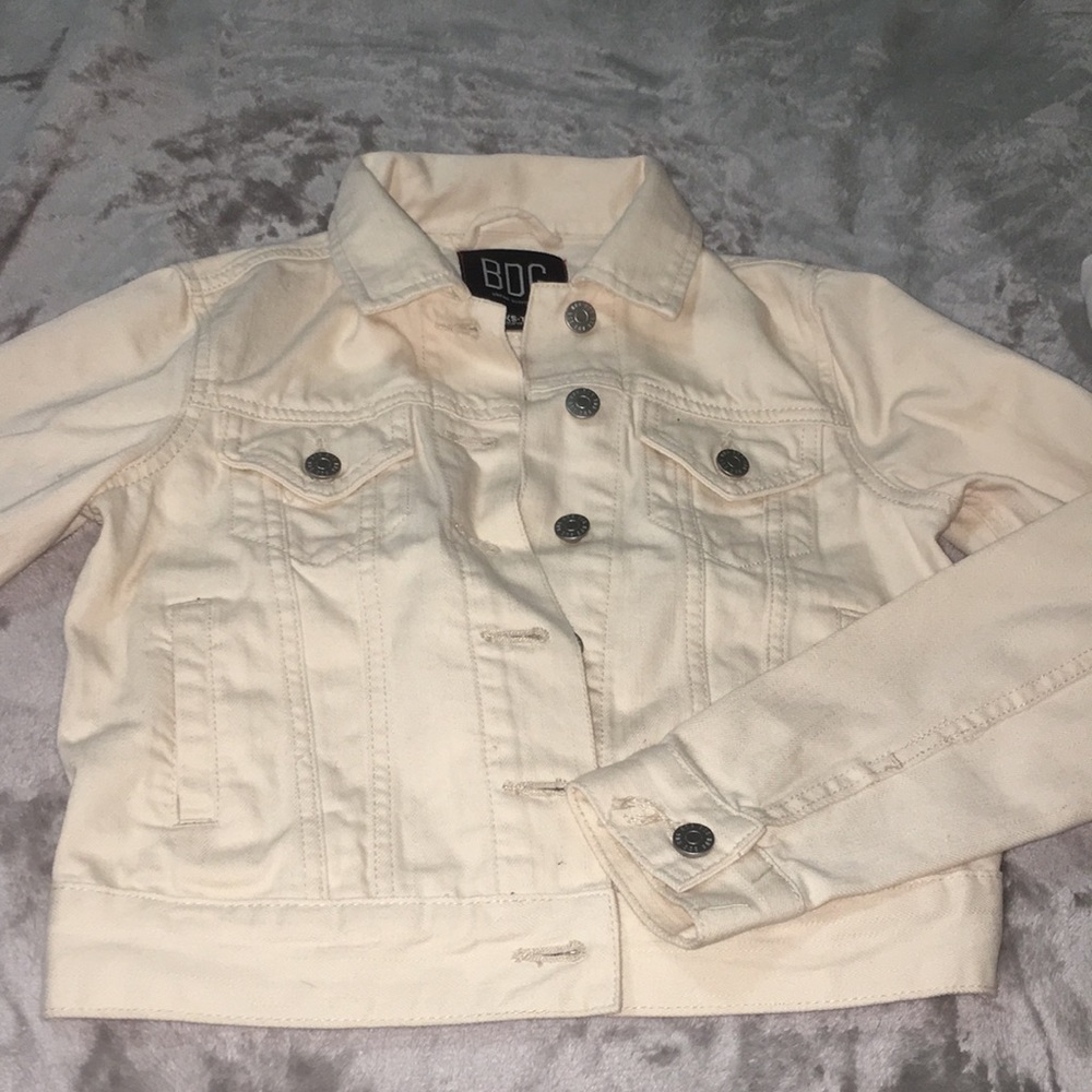 BDG URBAN OUTFITTERS jean jacket cropped extra sm